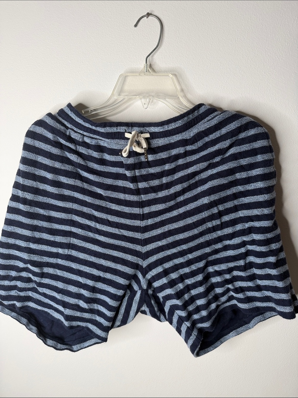 Bonobos Navy & Light Blue Striped Athletic Shorts